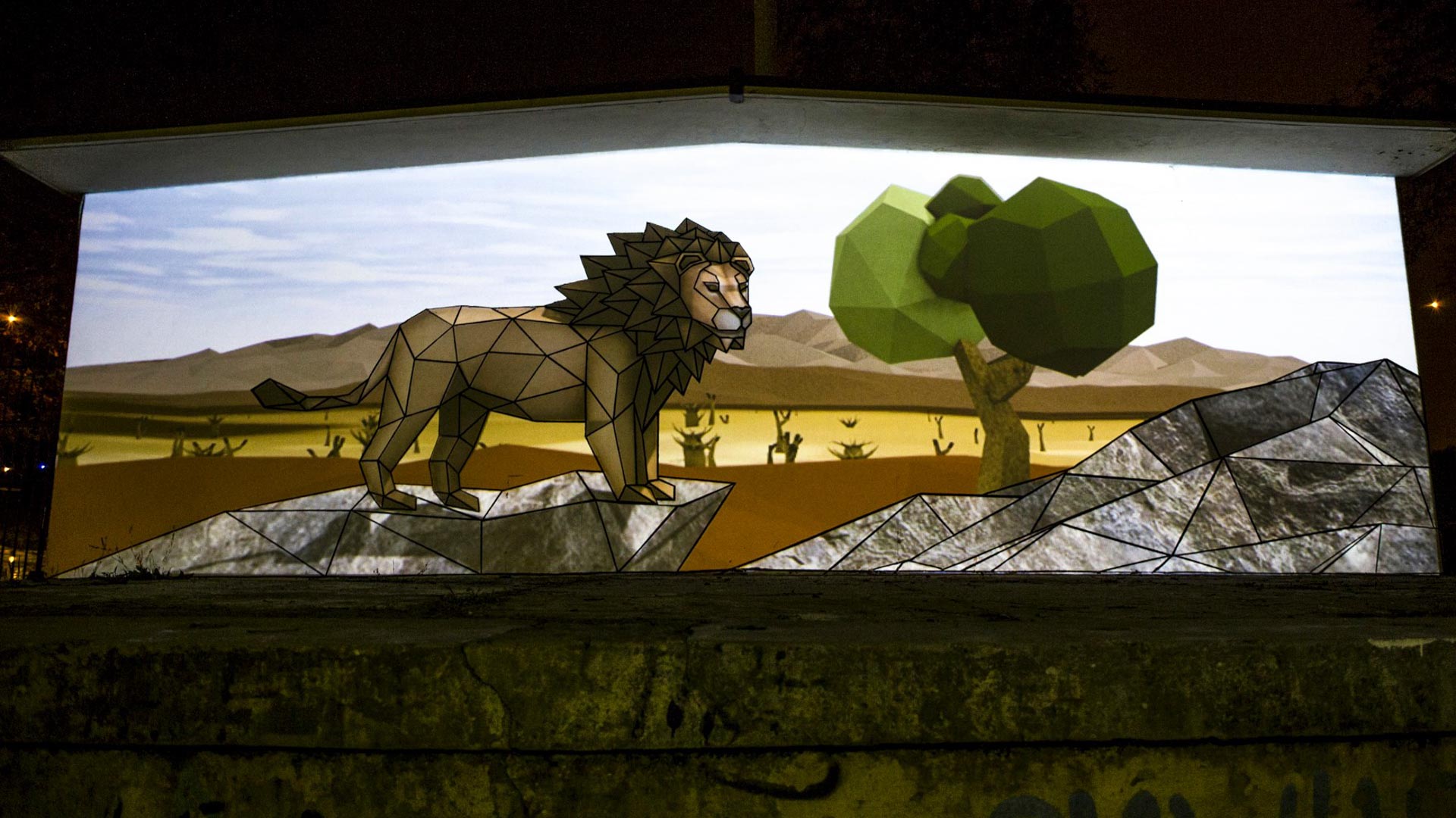 The Lion Is Back – Video Mapping